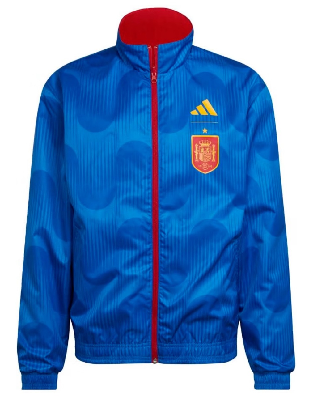 Adidas Youth Boys Reversible Team jacket Spain Anthem Medium